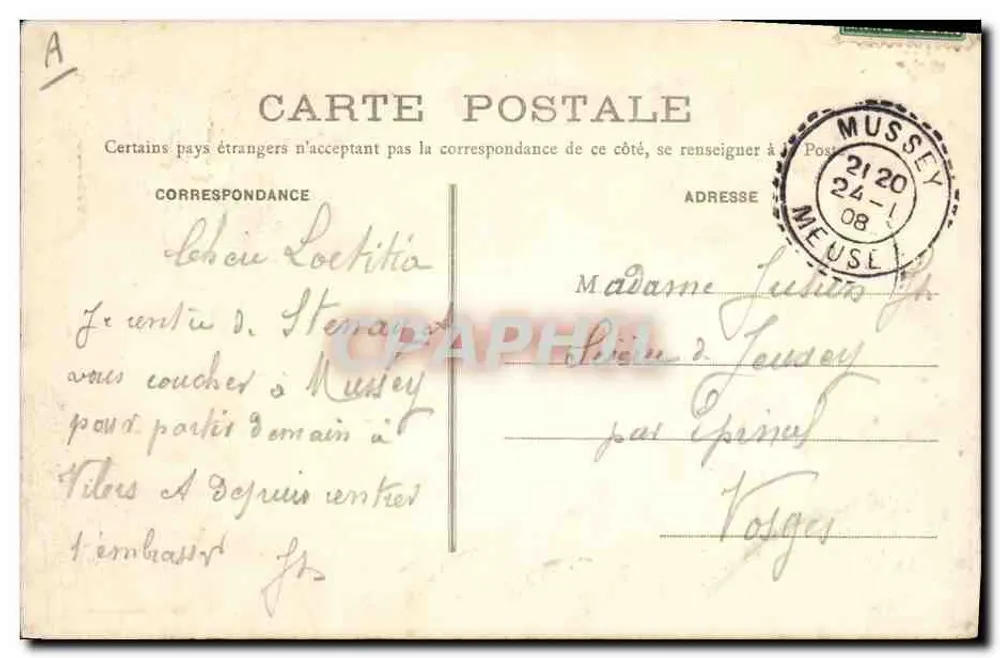 Manehoud — Verlag E.R.T. & Françonne-Lépy (5-5-71) — Lokale Spezialität - Rückseite