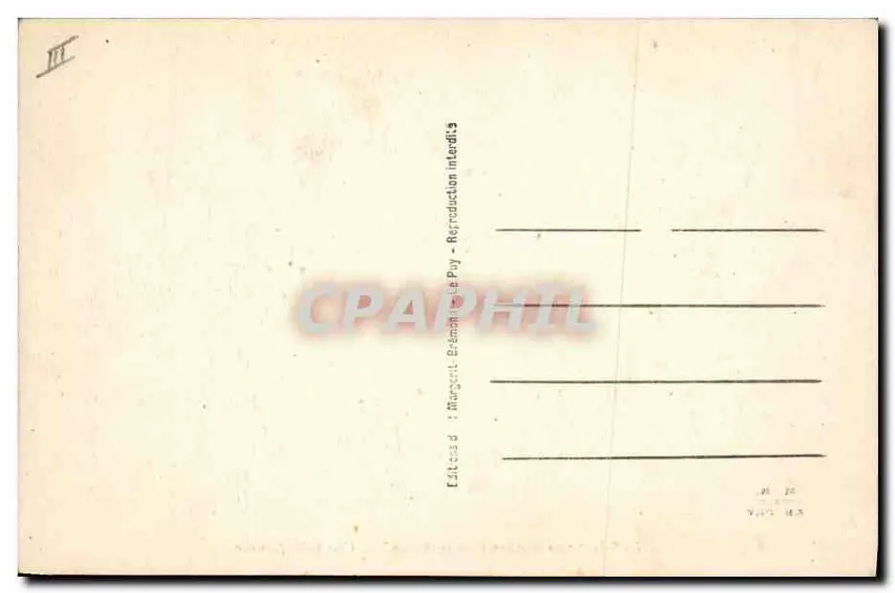 Ländliche Szenen — Eine schöne Familie — Margoncil, Le Puy, n°5963 - Rückseite
