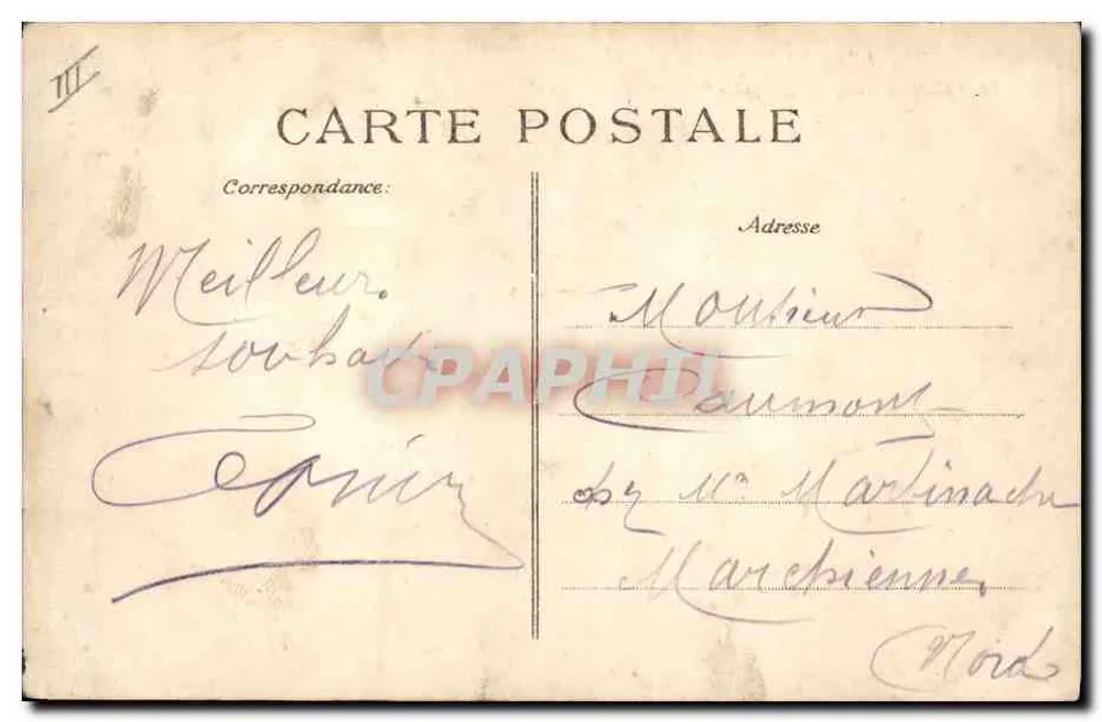 Der "Masséna" Panzerkreuzer — Le Havre — Verlag E-D - Rückseite