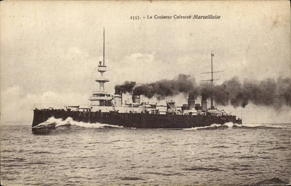 Der Panzerkreuzer Marseillaise — Nr. 2355 — Verlag Laurent-Nel, Rennes - Vorderseite