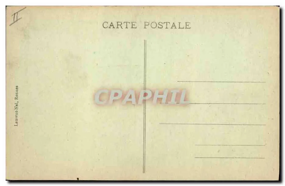 Der Panzerkreuzer Marseillaise — Nr. 2355 — Verlag Laurent-Nel, Rennes - Rückseite
