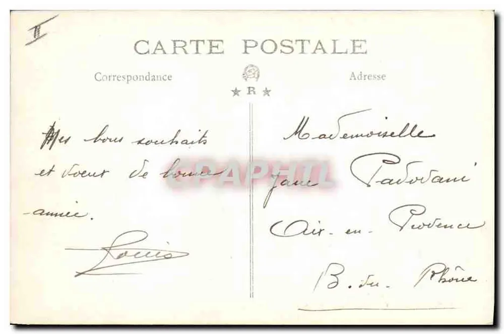 Navio de guerra — Matelot Leblanc — Matelot Leblanc - Verso