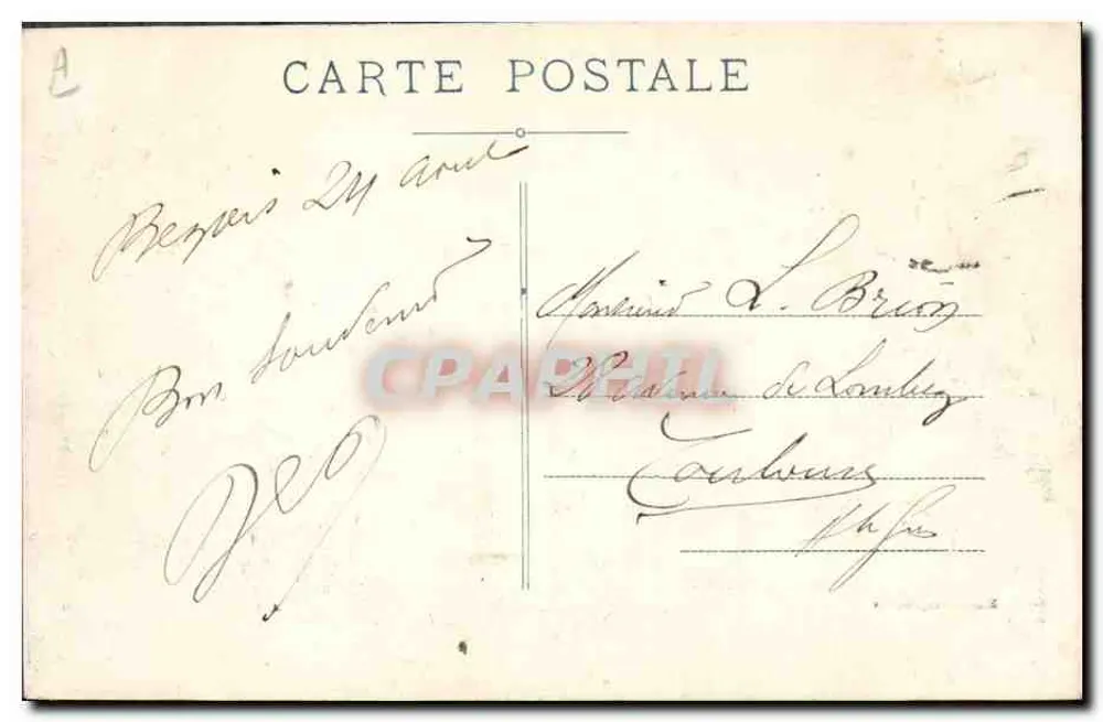 Éliogabale, Lyrische Tragödie — Das Gebet der Christen — Mazet Pons, Béziers - Rückseite