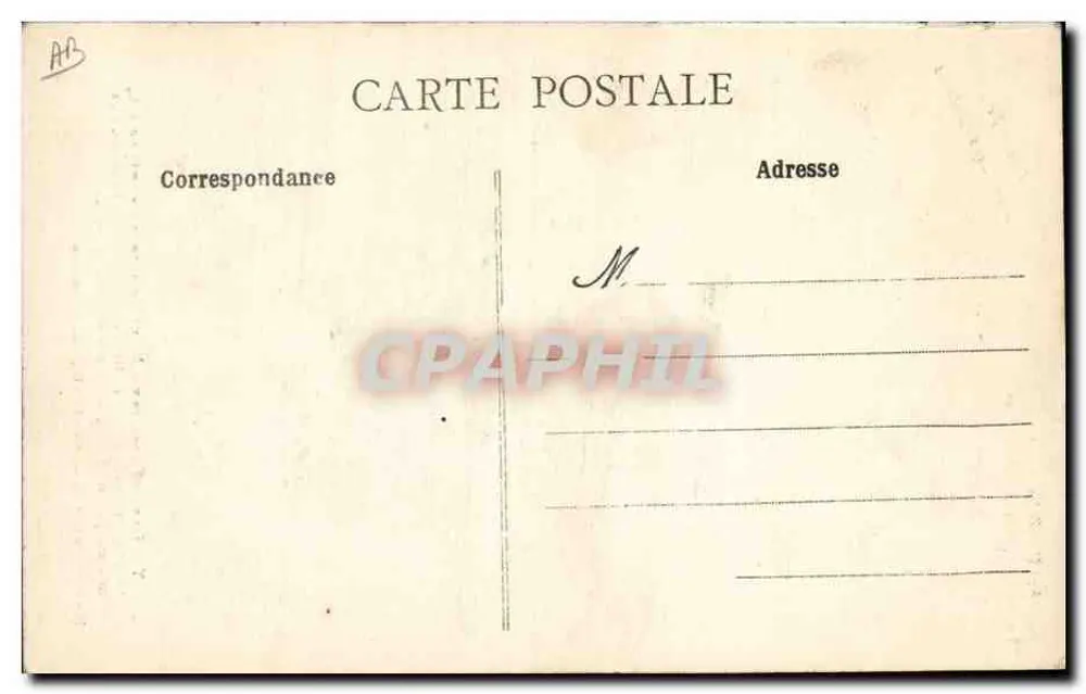In den Marais Vendéens — Die Wünsche der kleinen Maratchins — Sammlung Boutain, Croix-de-Vie, Nr. 78 - Rückseite