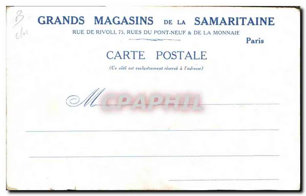 Les Suites d'une Désobéissance — bande dessinée de Benjamin Rabier — éditée par Grands Magasins de la Samaritaine - Verso