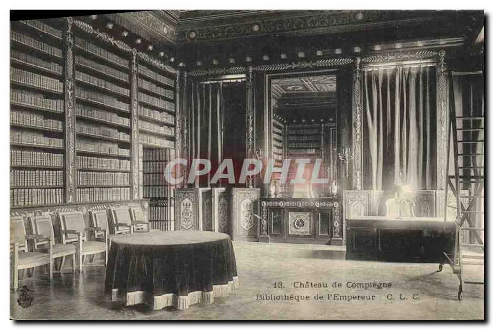 Schloss Compiègne — Bibliothek des Kaisers — C. L. C. n°13 - Vorderseite