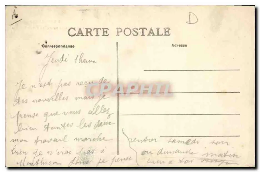 Onze Campagnes — Een Franse productie — uitgever Lamielle, n° 2830 - Achterkant
