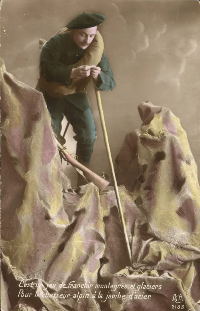 Chasseur alpin — jeu de franchir montagnes et glaciers — éditeur ACA n°2133 - Frente