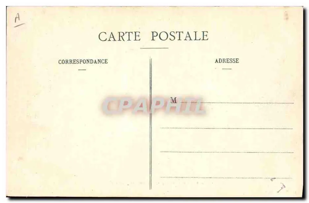 Überquerung eines Passes — In den Alpen — 1908 — A. Sauvaigo, Nice - Rückseite