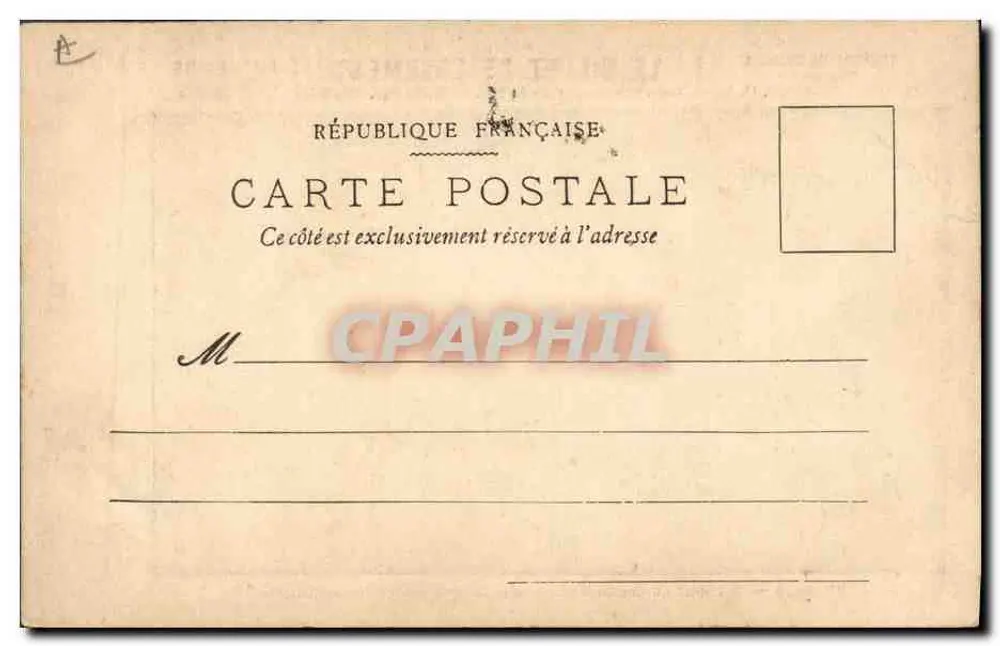 Theater des Gymnase — Das Zimmerticket — Marseille - Rückseite
