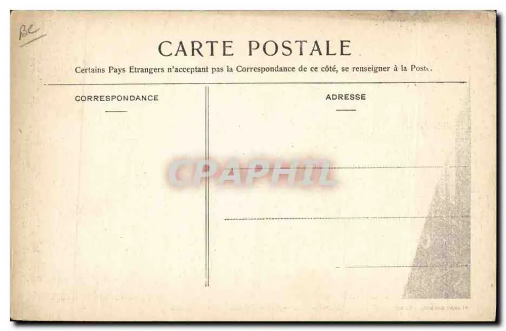 Bar-le-Duc — Sala do Café dos Pássaros — Albert Barbier, Nancy - Verso