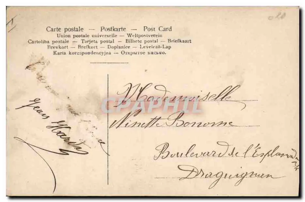 Glückwünsche mit Schweinen — Glückwünsche zum Jahr — Verlag AE, n° 2209/2 - Rückseite