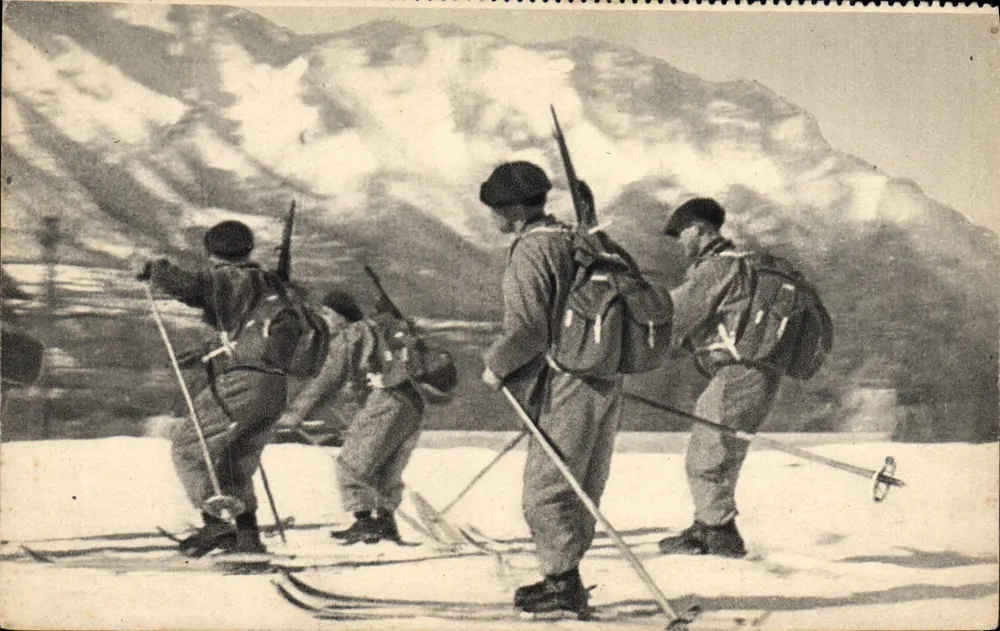 Ski-Patrouille — Verlag Georges Lang, Paris — Seriennummer nicht sichtbar - Vorderseite