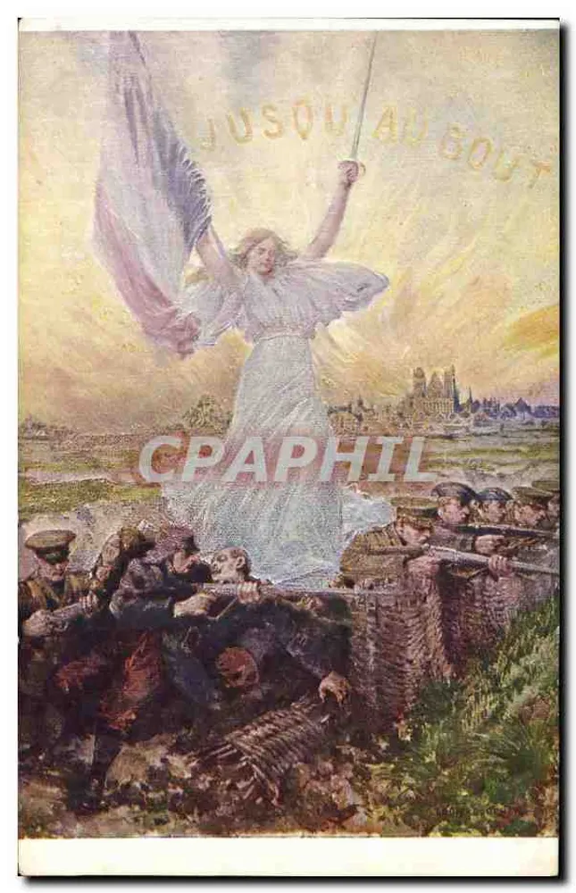 Bis zum Ende — L. Boucher Pinxit — Paris Salon N° 186 - Vorderseite