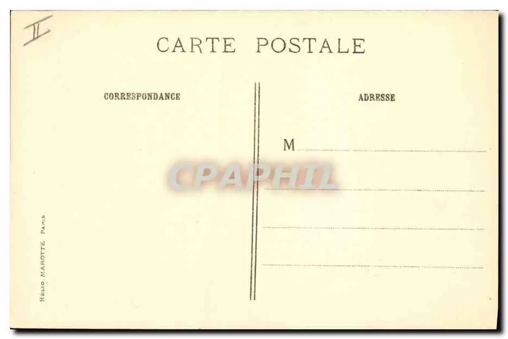 Blinder Soldat und Frau — Werk von Lévy-Dhuemer — Verlag Hélio Marotte, Paris - Rückseite