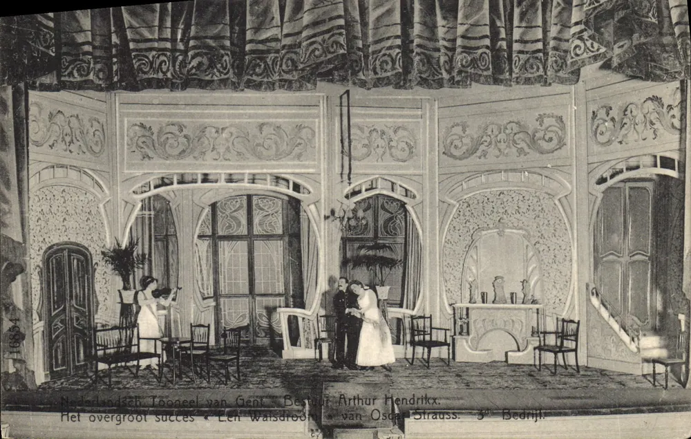 Salle de bal — scène de spectacle — éditeur Arthur Hendriks, n° 3 - Frente