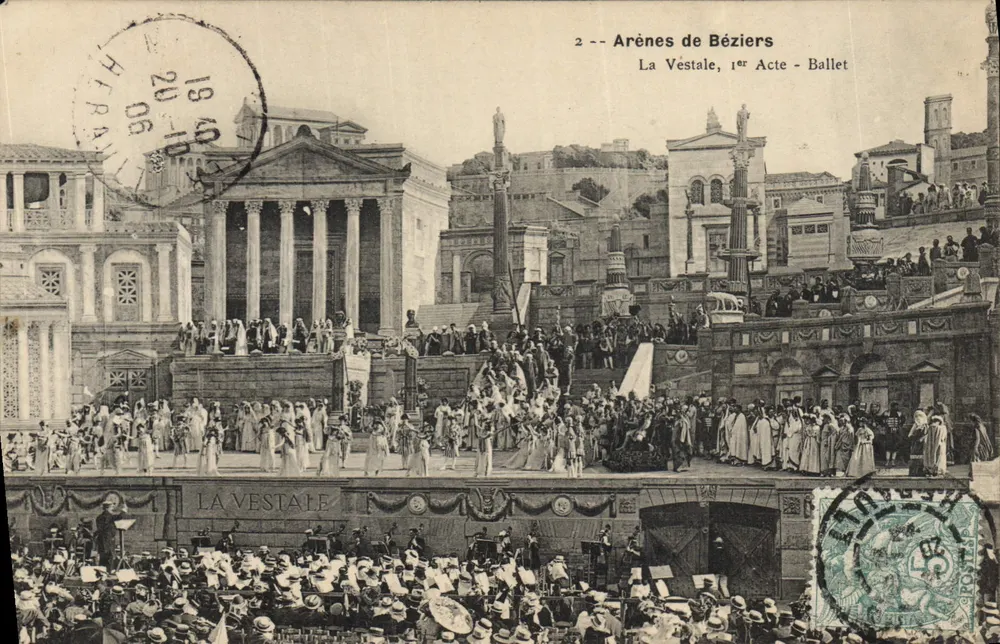 Arenen von Béziers — Die Vestale, 1. Akt - Ballett — Verlag nicht sichtbar - Vorderseite