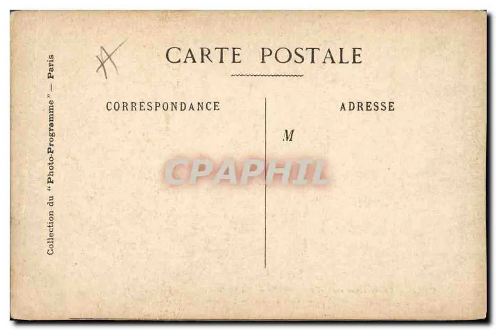 Gaité — Champignol malgré lui, comédia em 3 atos — de MM. G. Feydeau e M. Desvallières - Verso