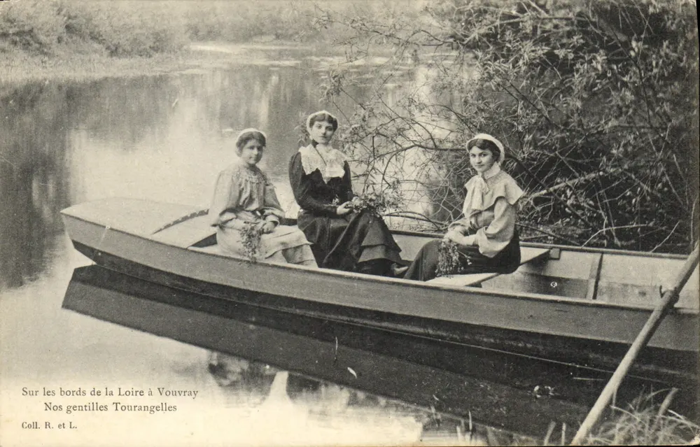 An den Ufern der Loire in Vouvant — Unsere netten Tourangelles — Coll. R. et L. - Vorderseite