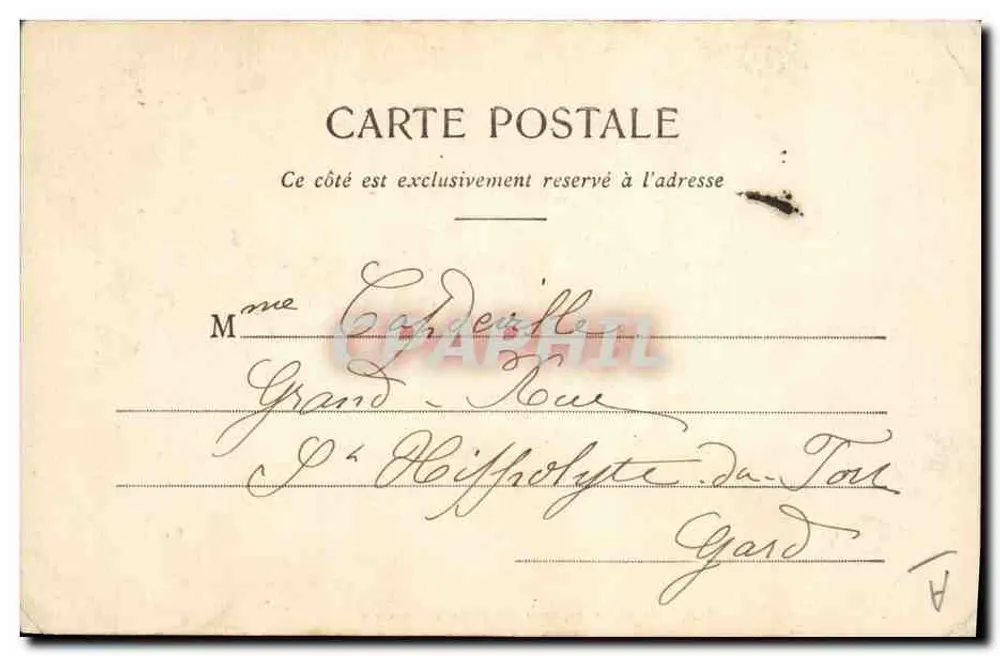 La Bonne d'Hôtel - Coiffe du Pays d'Anjou — G. D. de Nantes, N° 950 - Verso