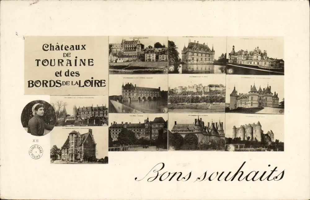 Schlösser von Touraine und den Ufern der Loire — Grand Bany Hourd, n° XII - Vorderseite