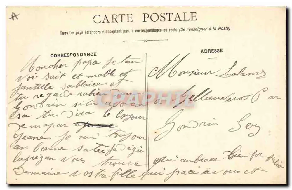 Les Sables-d'Olonne — Sablaise, Blumenhändlerin am Markt — Edition der Neuen Galerien - Nr. 183 - Rückseite