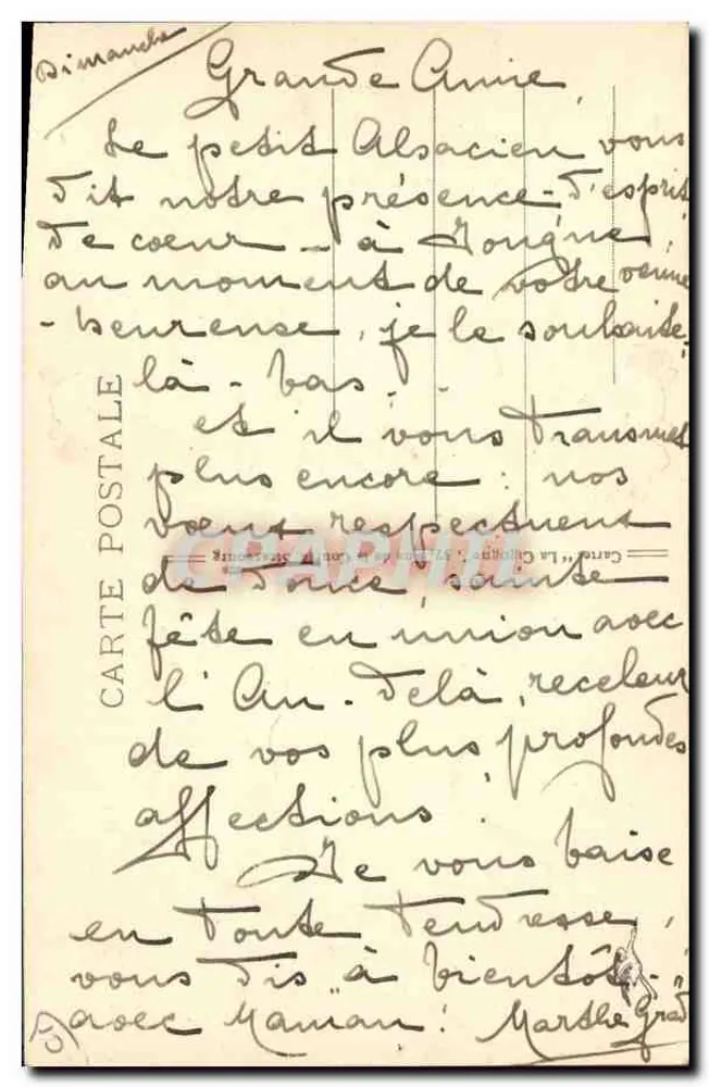 Kind im Kostüm — Blütenmuster — Verlag Hans - Rückseite
