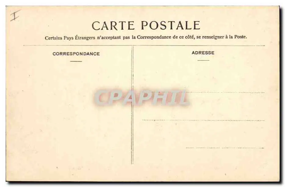 Versailles - Das Schloss - Grand Trianon - Billardzimmer Napoleons I. — RH&CS Nancy Nr. 55 - Rückseite