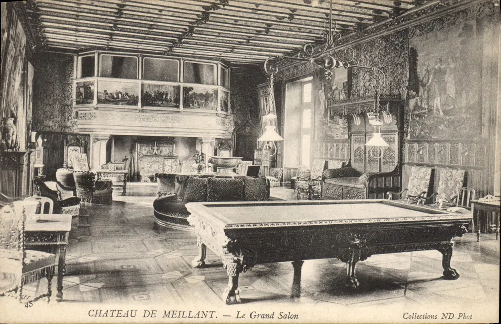 Schloss Meillant — Der Große Saal — Collections ND Phot - Vorderseite