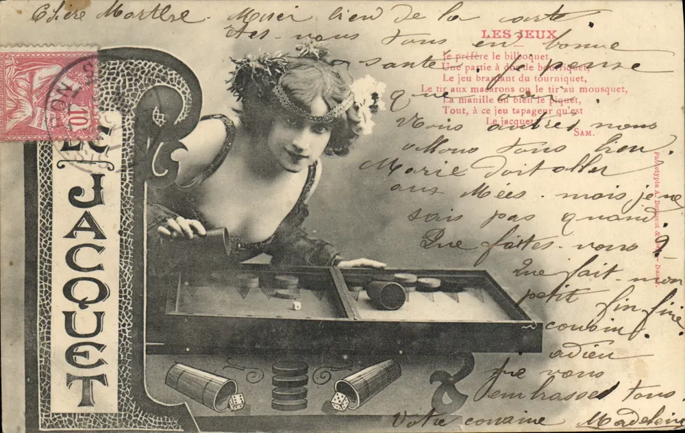 Spielzeug — Pitcher-Spiel — Verlag Jacquet - Vorderseite