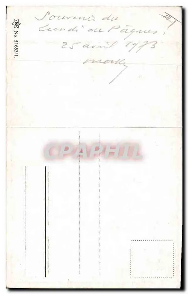 Kind in Kostüm sitzt auf einem Tor — Illustration von Fred Spurgin — Verlag nicht sichtbar - Rückseite