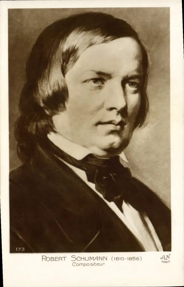 Robert Schumann (1810-1856) — Compositor — A.N. Paris, n° 173 - Frente