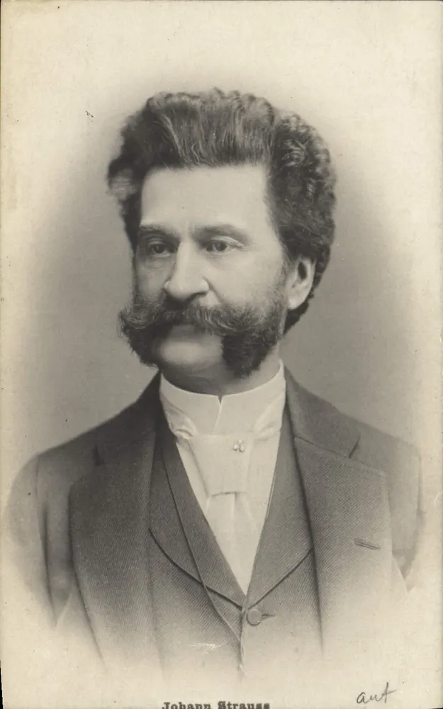 Johann Strauss — retrato — B.K.W.L. - Frente