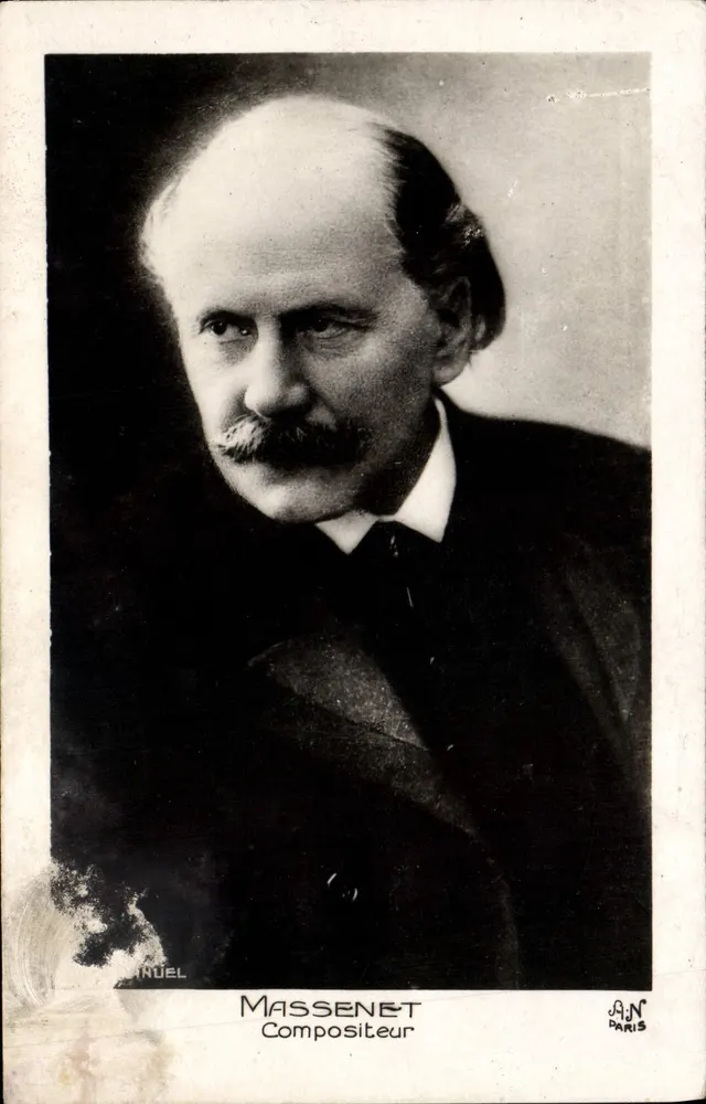 Massenet — Kompozytor — A.J.N. Paris - Awers