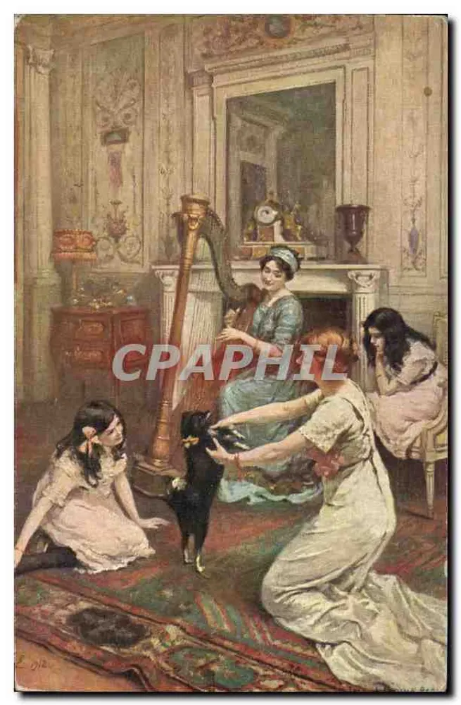 A aula de dança — Série 567, Mile S. HUREL — Salon de Paris - Frente
