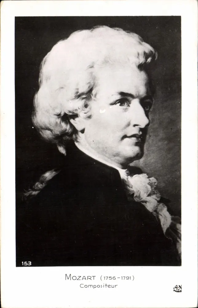 Mozart — Compositor — A.N. Paris, n° 153 - Frente