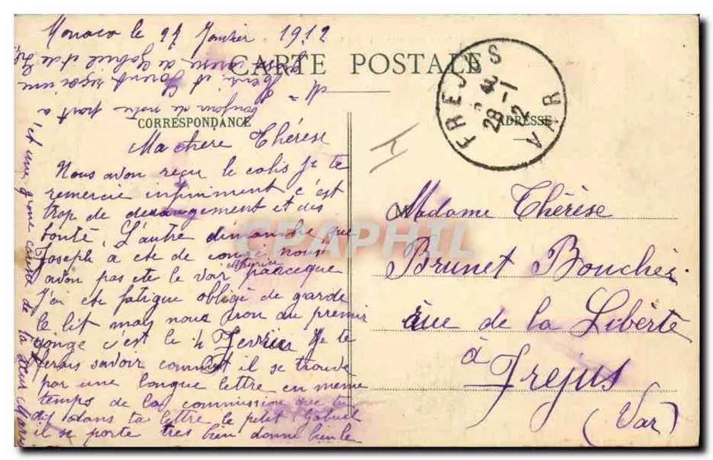 Alpine Chasseurs bei Erkundung — A. Sauvage, Nizza, Nr. 152 - Rückseite