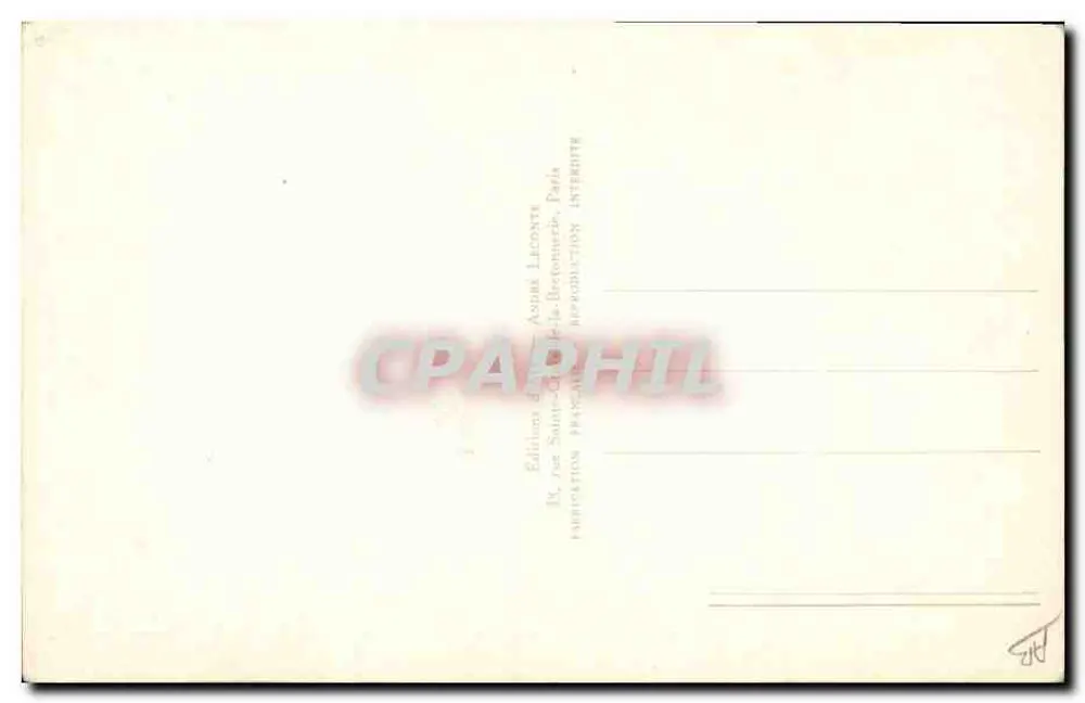 Französische Armee — Alpinisten — Paul Barbier-40 - Rückseite