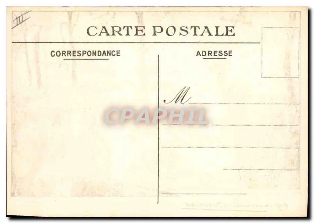 Die Messe am Front — Imp. G. Michel 109, F. Poissonnière, Paris - Rückseite