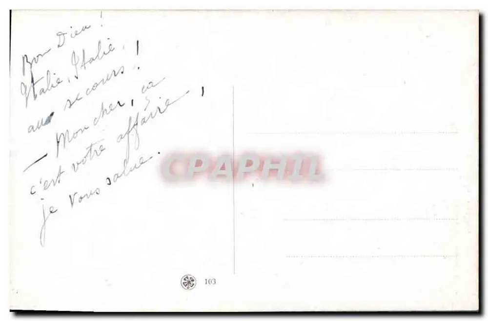 Sujeito caricatural italiano — editor Vallini, n° 103 - Verso