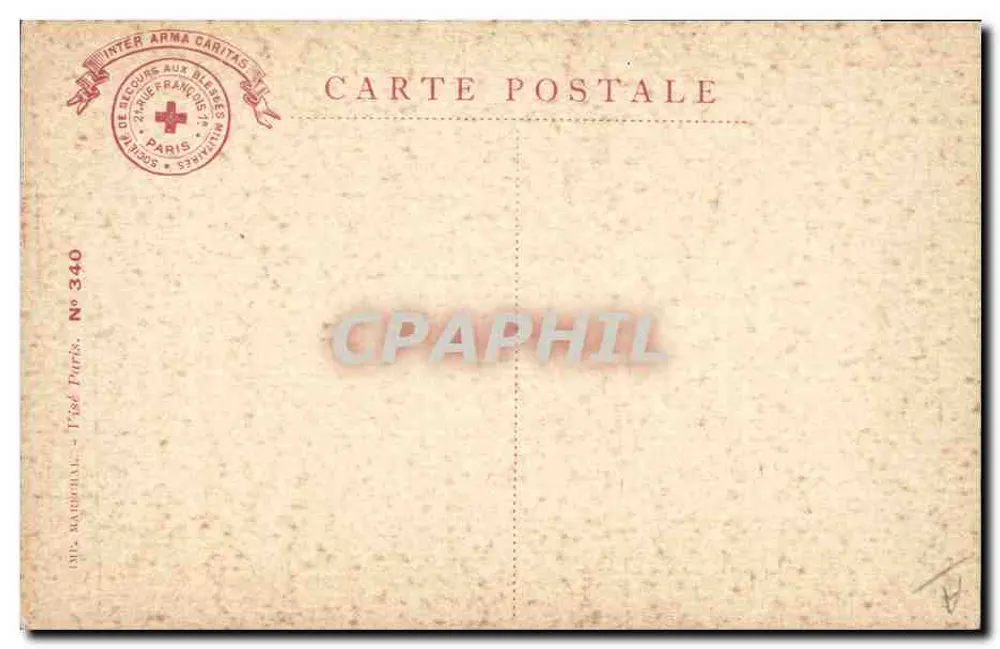 Soldato in trincea in inverno — Campagna 1914-1915 — Imp. Matchphill, Parigi - Verso
