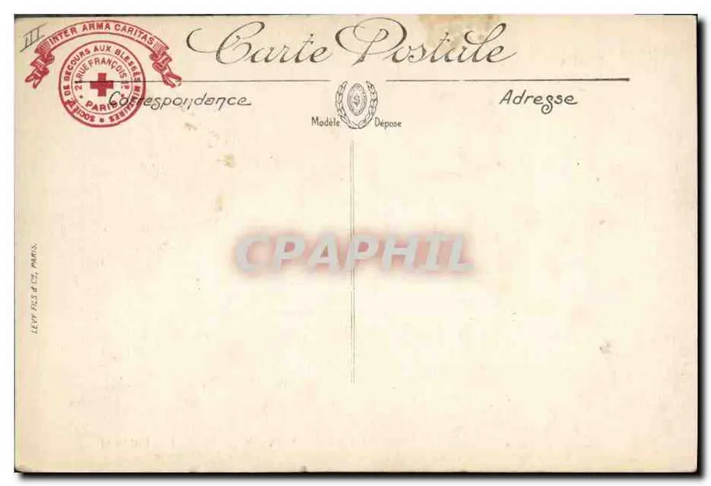 Na trincheira — Campanha 1914-1916 — Vise Paris n° 2376 (E. Boudet) - Verso
