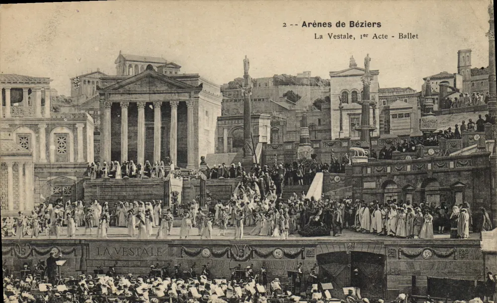 Arènes de Béziers — La Vestale, 1. Akt — Verlag nicht identifiziert - Vorderseite