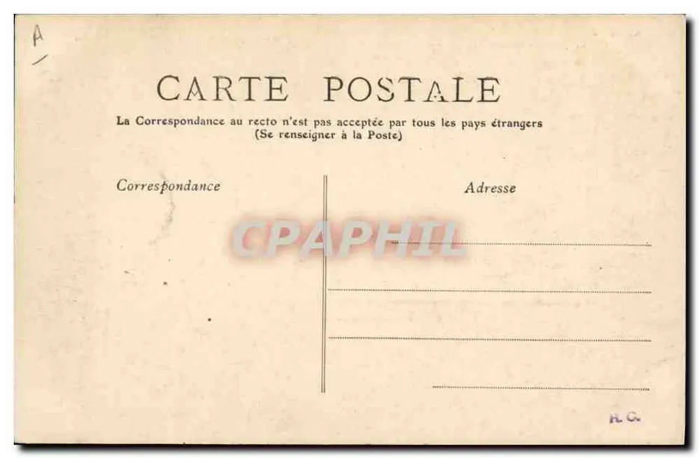 Armide - Heldentragödie in 5 Akten von Quinault, Musik von Gluck — aufgeführt in Béziers am 28. und 30. August 1904 — M. Pons, Phot. - Rückseite