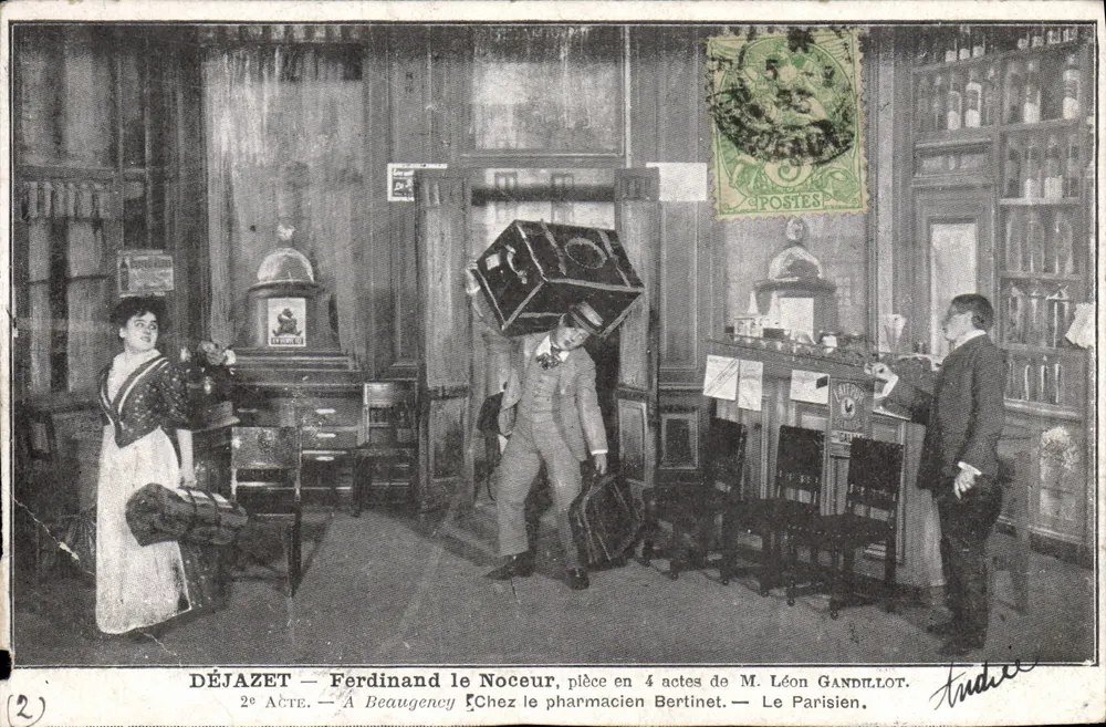 Ferdinand le Noceur — Szene des 2. Akts in Beaugency — Verlag Léon Gandillot - Vorderseite