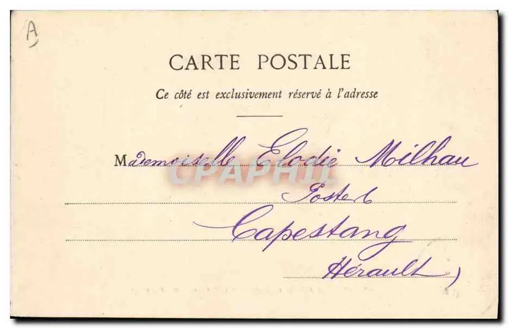 Parysatis an den Arènes de Béziers — Dritter Akt — M. P., Fot. Combien - Rückseite