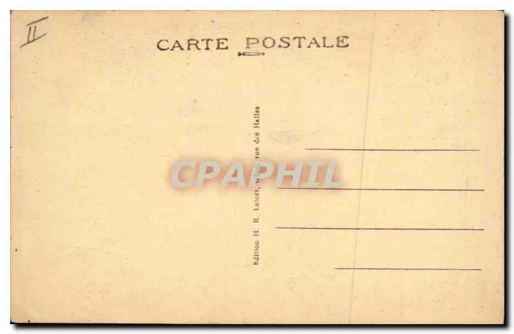 Les Sables-d'Olonne (Vendée) — A linda Sablaise — Edição H. R. Leiorf, rue des Halles - Verso