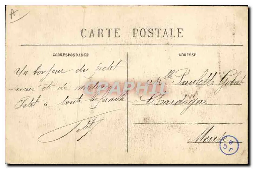 Les Sables-d'Olonne — A Pequena Sablaise — Limousin, editor — n°51 - Verso