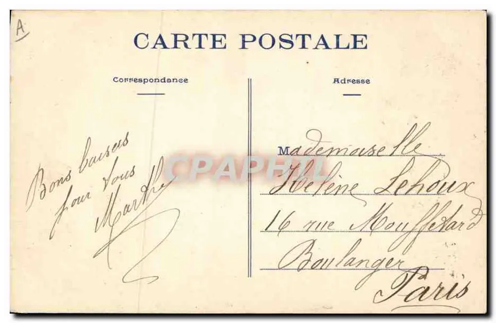Les Sables-d'Olonne (Vendée) — Soldado e jovem mulher em traje de noiva — Fototypie Vassellier, Nantes - Verso