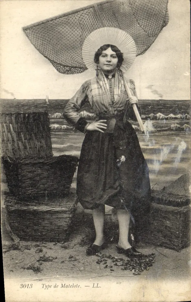 Mulher matelote — Tipo de Matelote — LL. n° 3013 - Frente